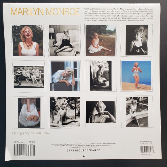 Marilyn Monroe's Calendar - Picture 4 of 4